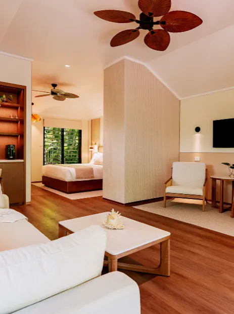 Nala Resort, a suite interior