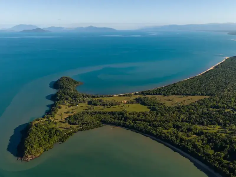 The headland from the air
