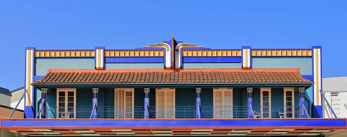 Art deco facade at Innisfail